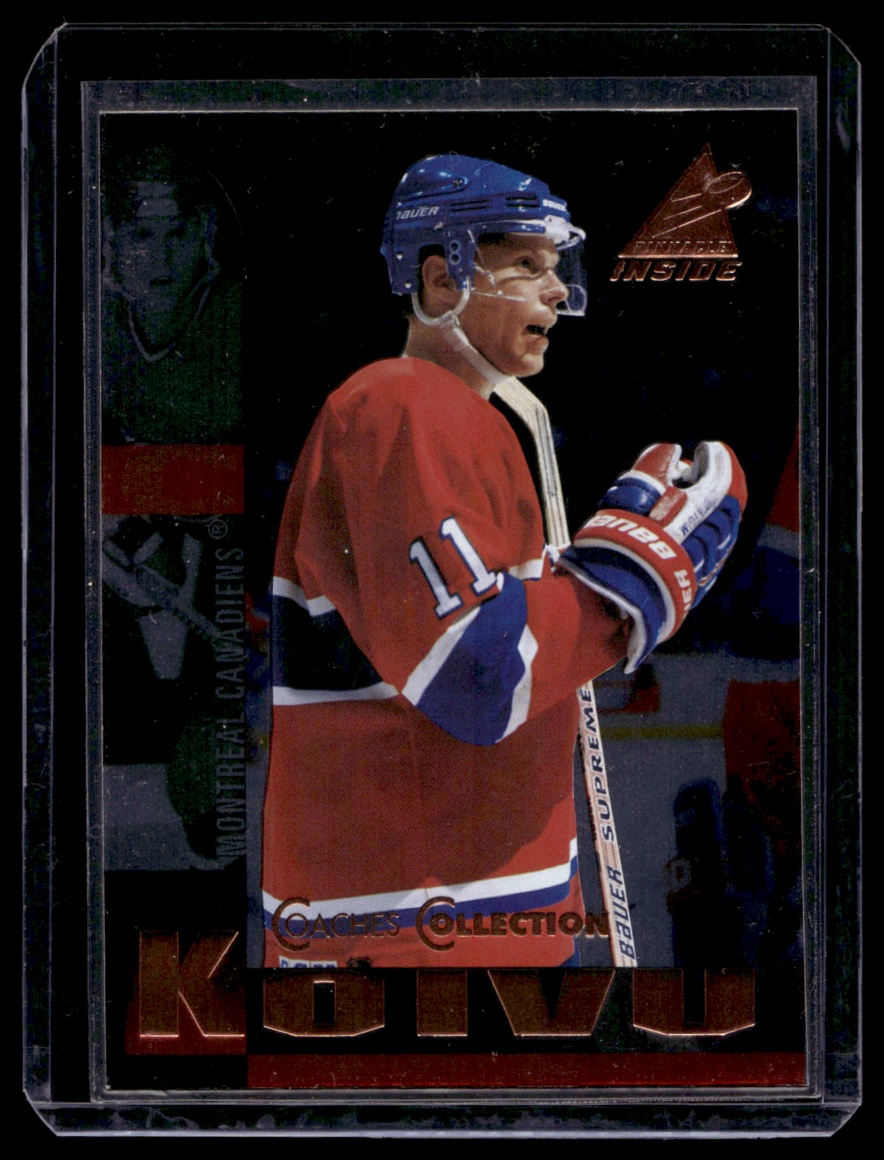 1997-98 Pinnacle Inside - Coaches Collection - Saku Koivu #13