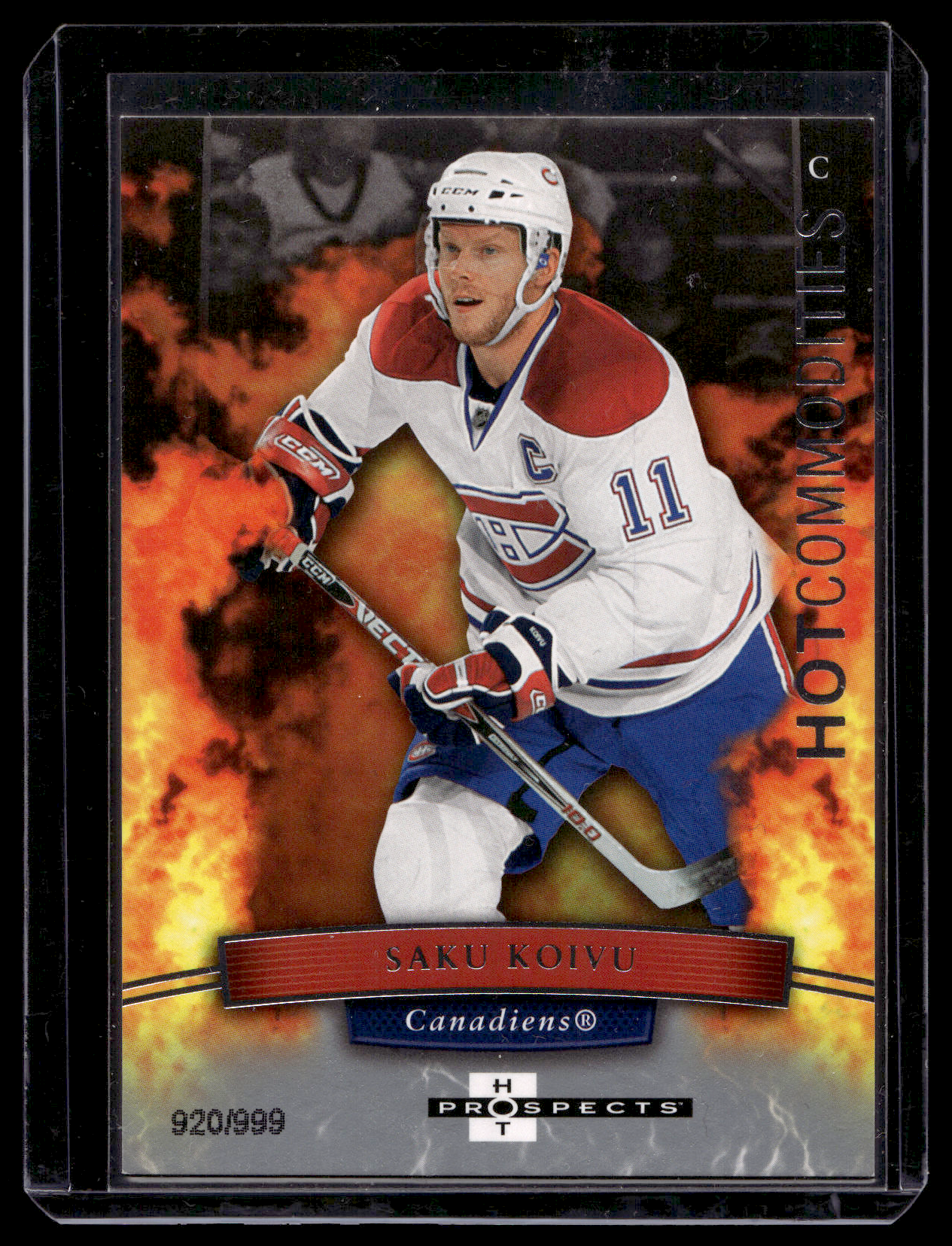 2007-08 Fleer Hot Prospects - Hot Commodities - Saku Koivu #151 /999