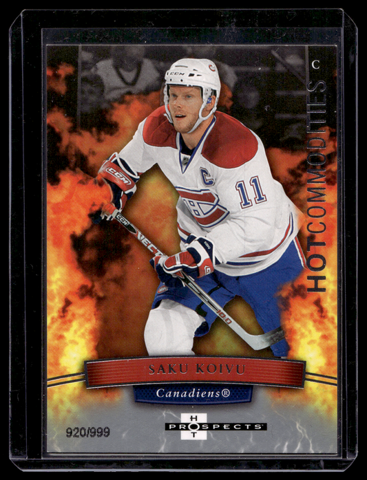 2007-08 Fleer Hot Prospects - Hot Commodities - Saku Koivu #151 /999