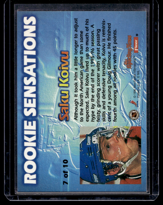 1996-97 Fleer - Rookie Sensations - Saku Koivu #7