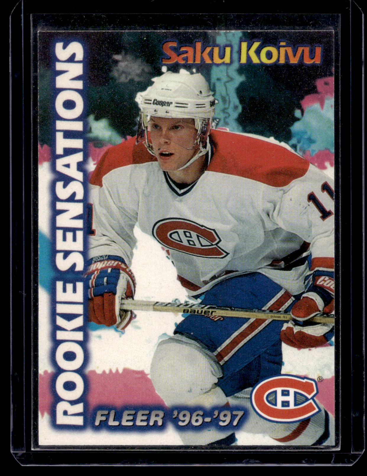 1996-97 Fleer - Rookie Sensations - Saku Koivu #7