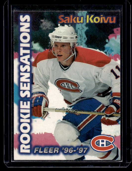 1996-97 Fleer - Rookie Sensations - Saku Koivu #7