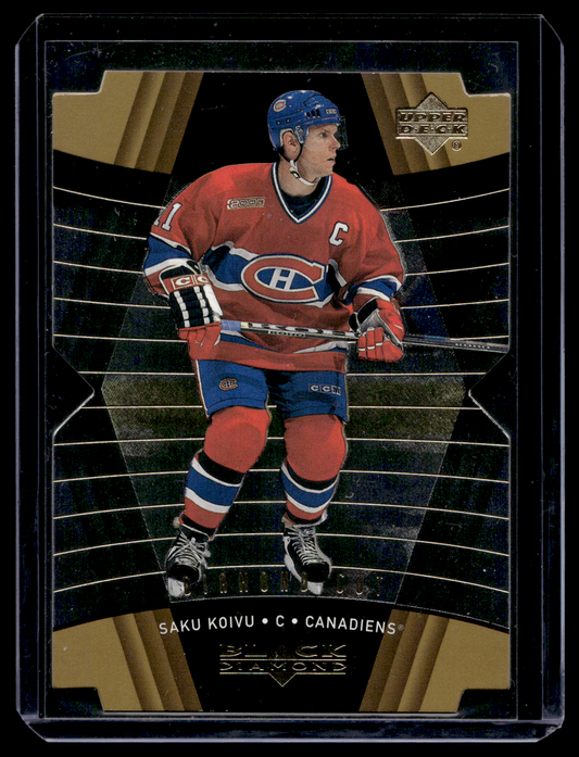 1999-00 Upper Deck Black Diamond - Diamond Cut - Saku Koivu #48