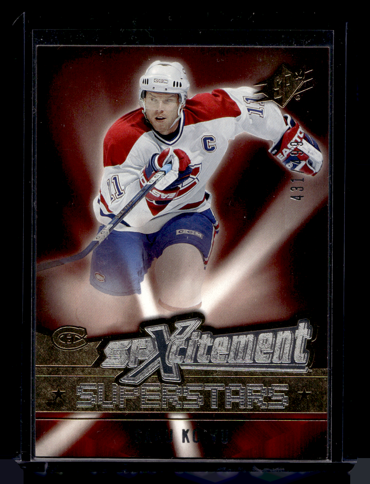 2005-06 Upper Deck SPx - SPXcitement Superstars - Saku Koivu #XS-SK /499