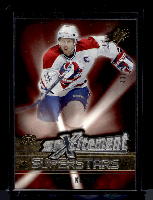 2005-06 Upper Deck SPx - SPXcitement Superstars - Saku Koivu #XS-SK /499