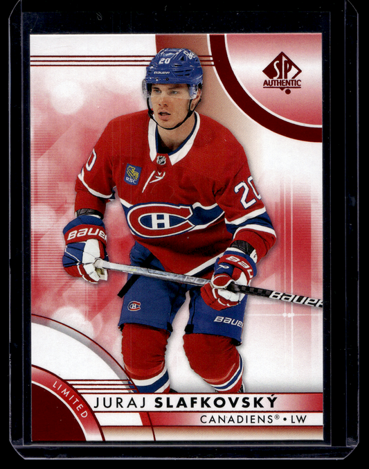 2023-24 Upper Deck SP Authentic - Red Limited - Juraj Slafkovsky #22