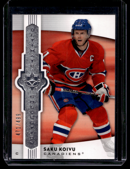 2007-08 Upper Deck Ultimate Collection - Saku Koivu #34 /499