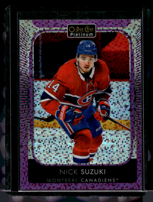 2021-22 Upper Deck OPC Platinum - Violet Pixels - Nick Suzuki #82 /299