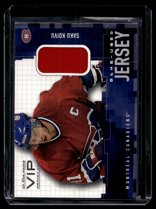 2003-04 In the Game VIP - Game-Used Jersey - Saku Koivu #GUJ-28