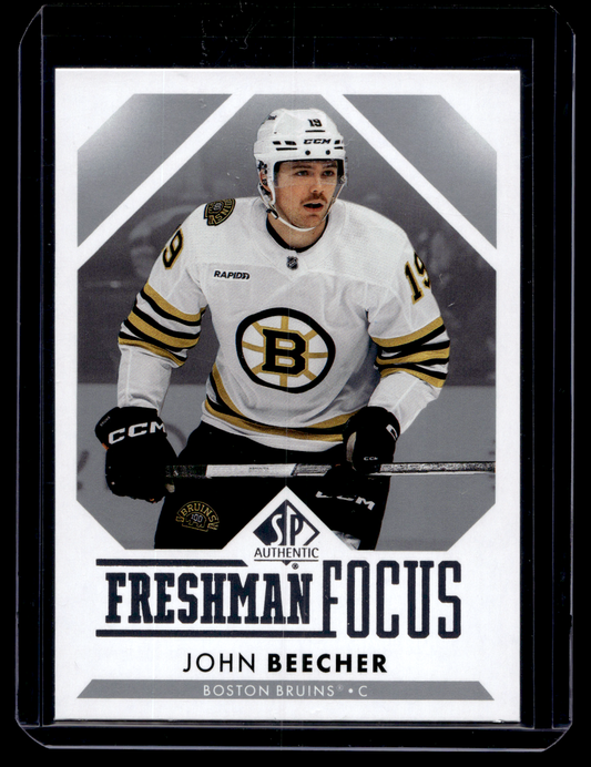 2023-24 Upper Deck SP Authentic - Freshman Focus - John Beecher #FF-44 RY