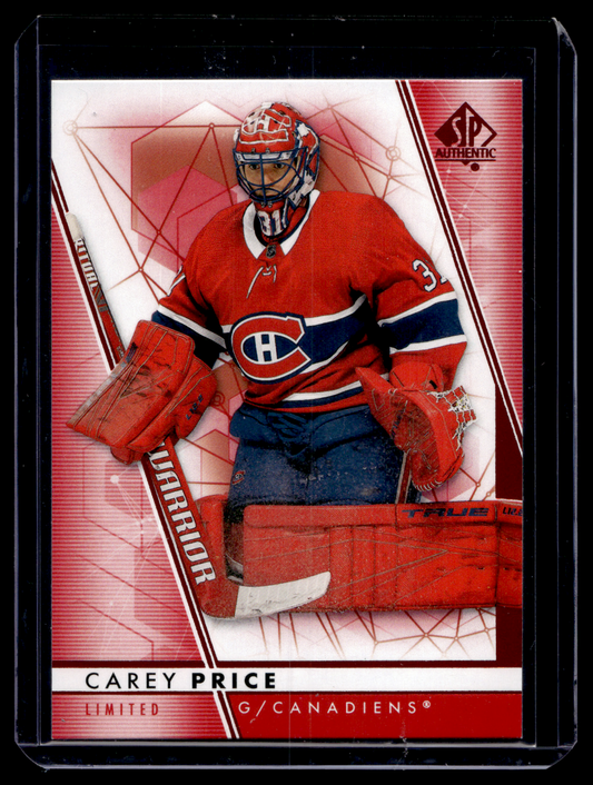 2022-23 Upper Deck SP Authentic - Limited Red - Carey Price #31