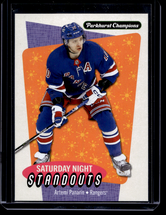 2024-25 Upper Deck Parkhurst Champions - Saturday Night Standouts - Artemi Panarin #SS-2