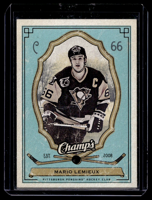 2009-10 Upper Deck Champ's - Green - Mario Lemieux #80