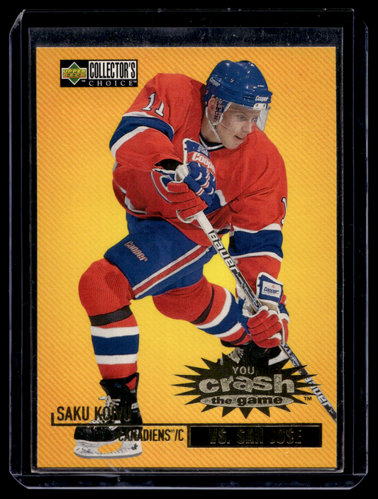 1997-98 Upper Deck Collector's Choice - You Crash the Game - vs. San Jose - Saku Koivu #C11