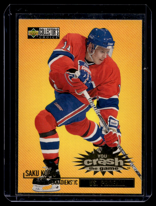 1997-98 Upper Deck Collector's Choice - You Crash the Game - vs. Phoenix - Saku Koivu #C11