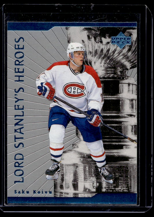 1998-99 Upper Deck - Lord Stanley's Heroes - Saku Koivu #LS18