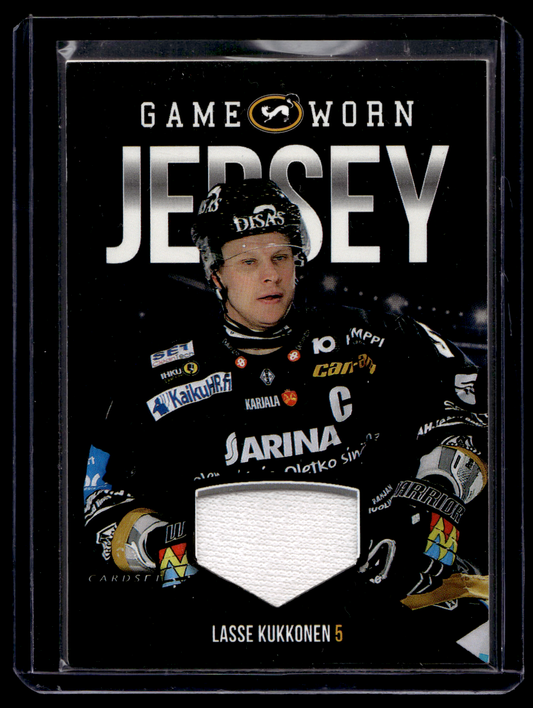 2017-18 Cardset - Game Worn Jersey - Lasse Kukkonen /128