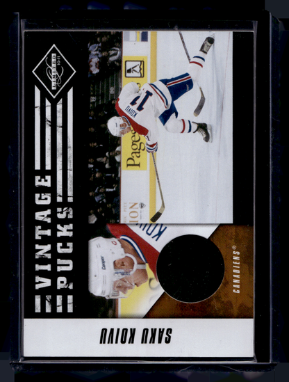 2010-11 Panini Limited - Vintage Pucks - Saku Koivu #SK /20