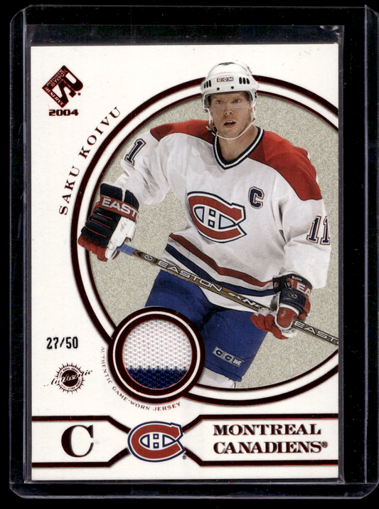 2003-04 Pacific Private Stock Reserve - Red - Saku Koivu #173 /50