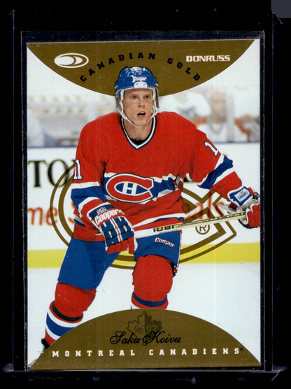 1996-97 Donruss Canadian Ice - Canadian Gold - Saku Koivu #40 /150