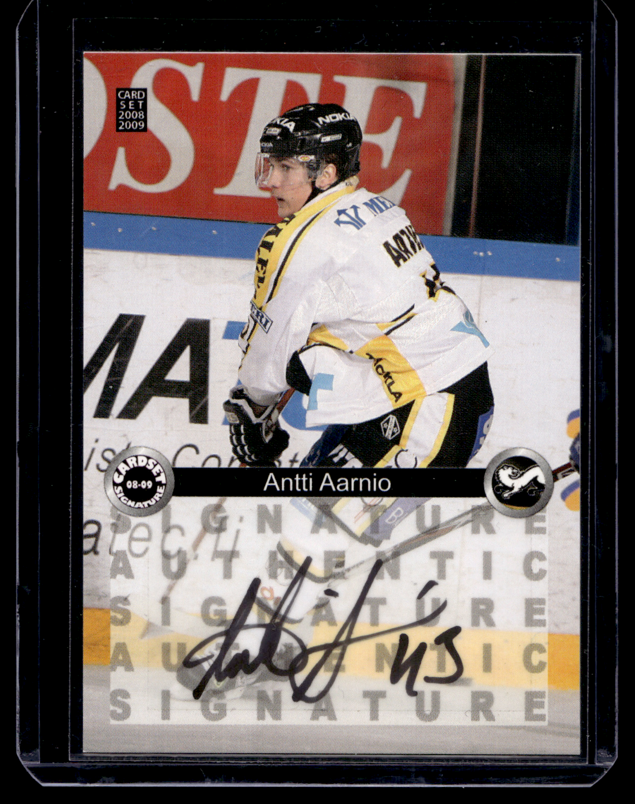 2008-09 Cardset Signature - Antti Aarnio /125