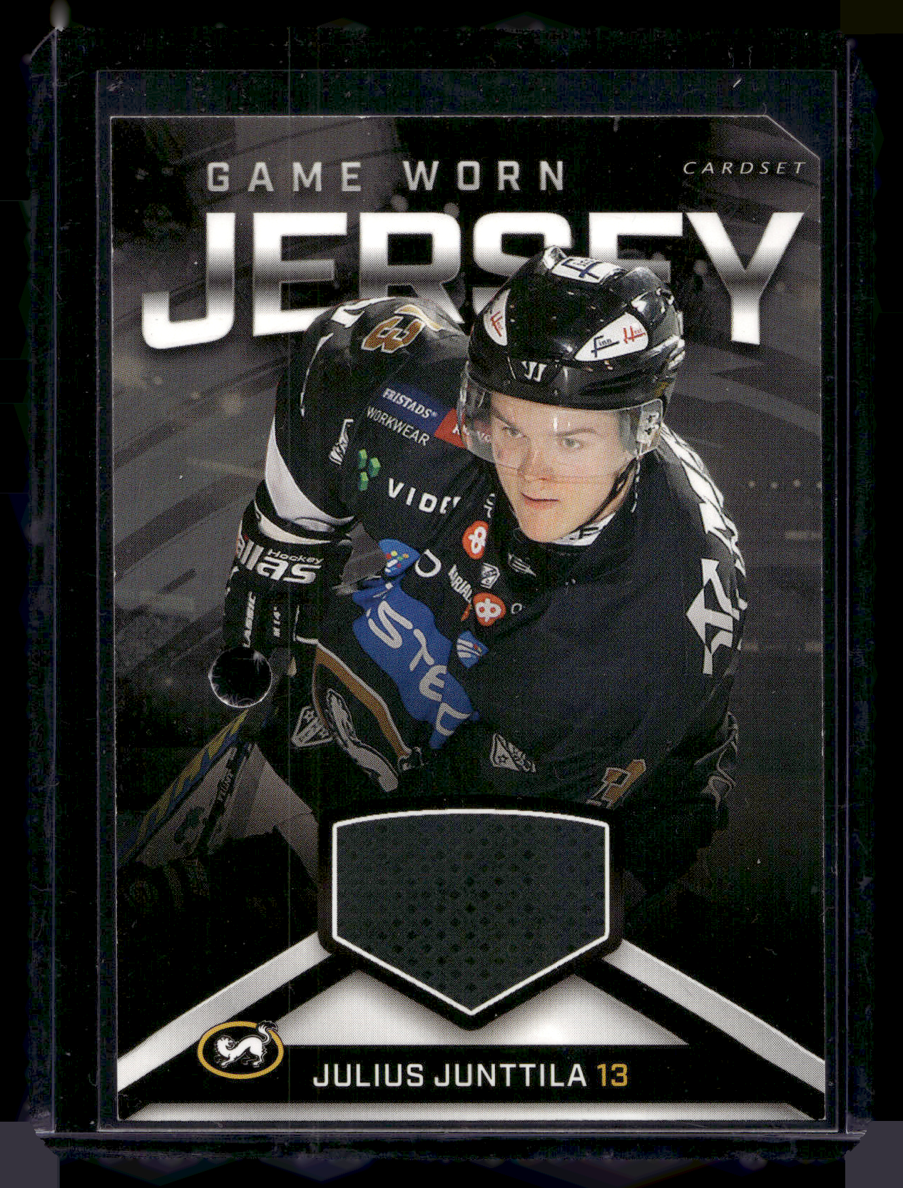 2018-19 Cardset - Game Worn Jersey - Julius Junttila /128