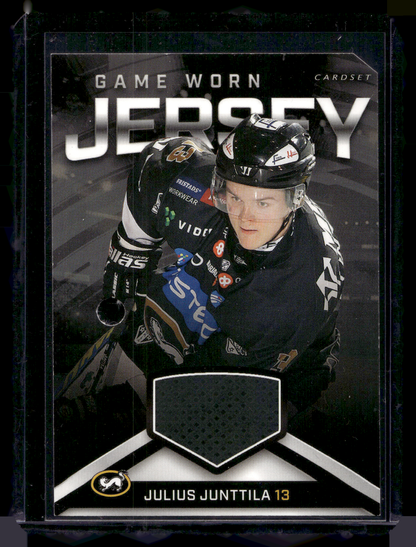 2018-19 Cardset - Game Worn Jersey - Julius Junttila /128