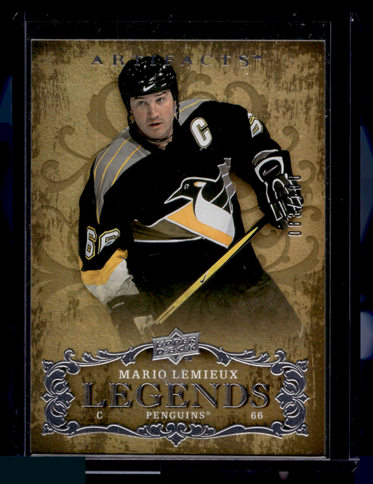 2008-09 Upper Deck Artifacts - Silver - Legends - Mario Lemieux #109 /100