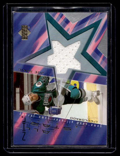2001-02 Upper Deck - NHL All-Stars Jerseys - Joe Sakic #A-JO