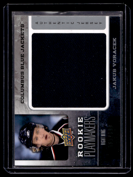 2008-09 Upper Deck - Rookie Playmakers Jerseys - Jakub Voracek #RP-JV /100 RY