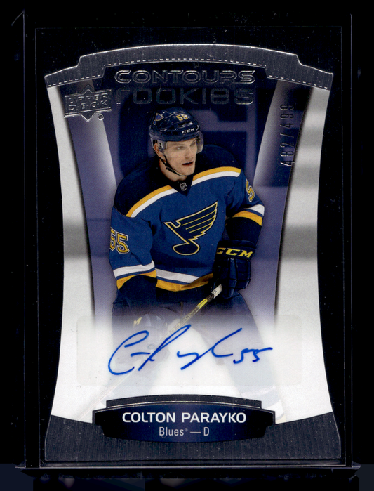 2015-16 Upper Deck Contours - Rookie Autographs - Colton Parayko #113 /499 RY