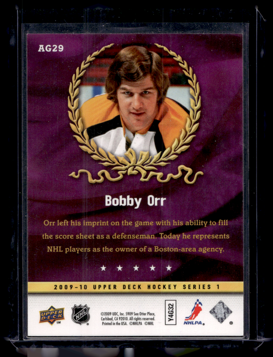 2009-10 Upper Deck - Ambassadors of the Game - Bobby Orr #AG29