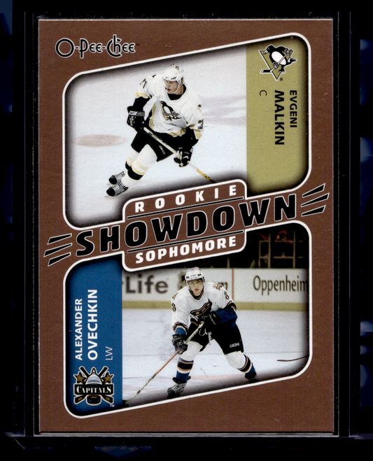 2006-07 O-Pee-Chee - Rookie Sophomore Showdown - Evgeni Malkin / Alexander Ovechkin #624 RC