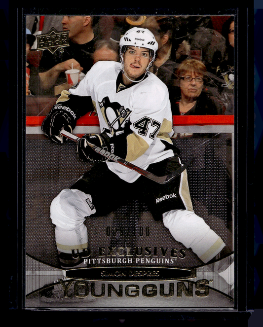 2011-12 Upper Deck - UD Exclusives - Young Guns - Simon Despres #493 /100 RC