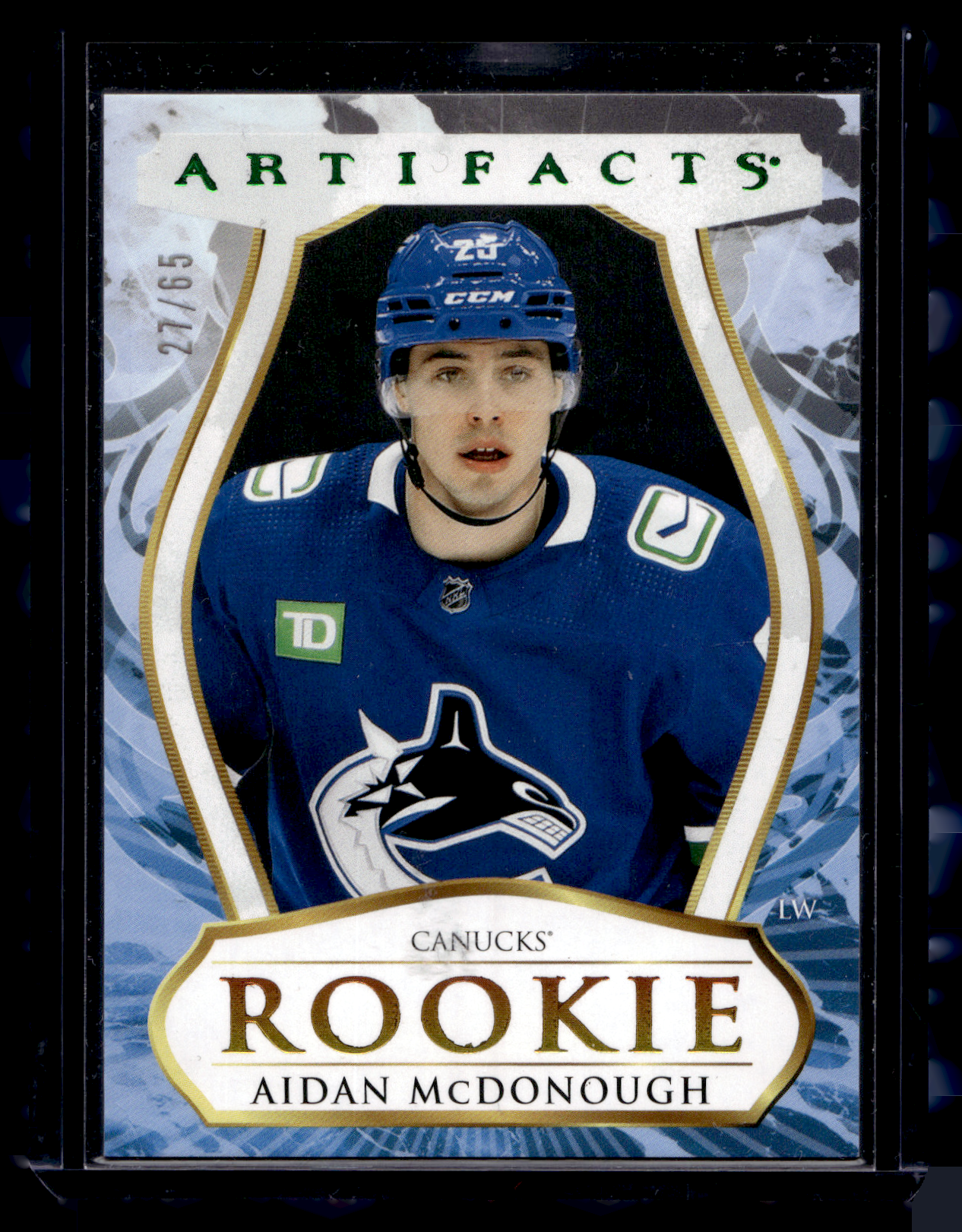 2023-24 Upper Deck Artifacts - Polychrome - Rookies - Aidan McDonough #179 /65 RC