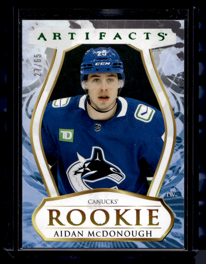 2023-24 Upper Deck Artifacts - Polychrome - Rookies - Aidan McDonough #179 /65 RC