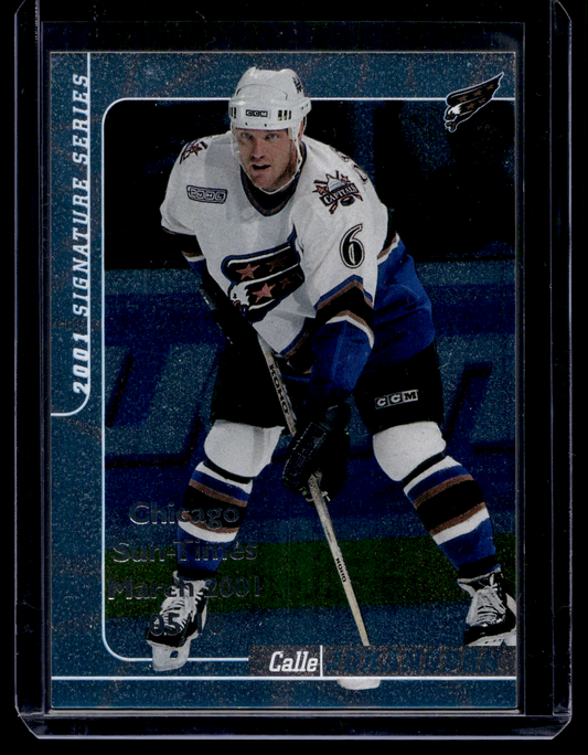 2000-01 In the Game Be A Player Signature Series - Chicago Sun-Times - Calle Johansson #94 /10