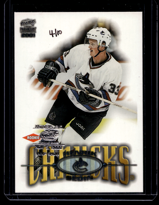 2000-01 Pacific Paramount - MVP Show - Henrik Sedin #252 /10