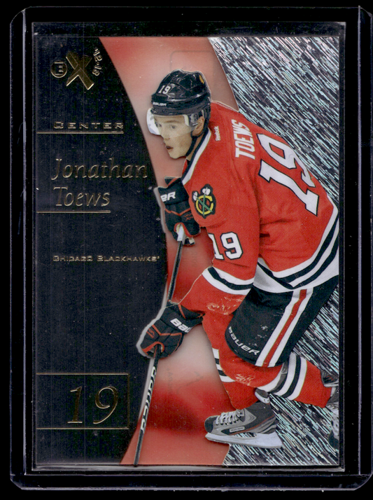 2012-13 Fleer Retro - 1997-98 E-X 2001 Design - Jonathan Toews #19