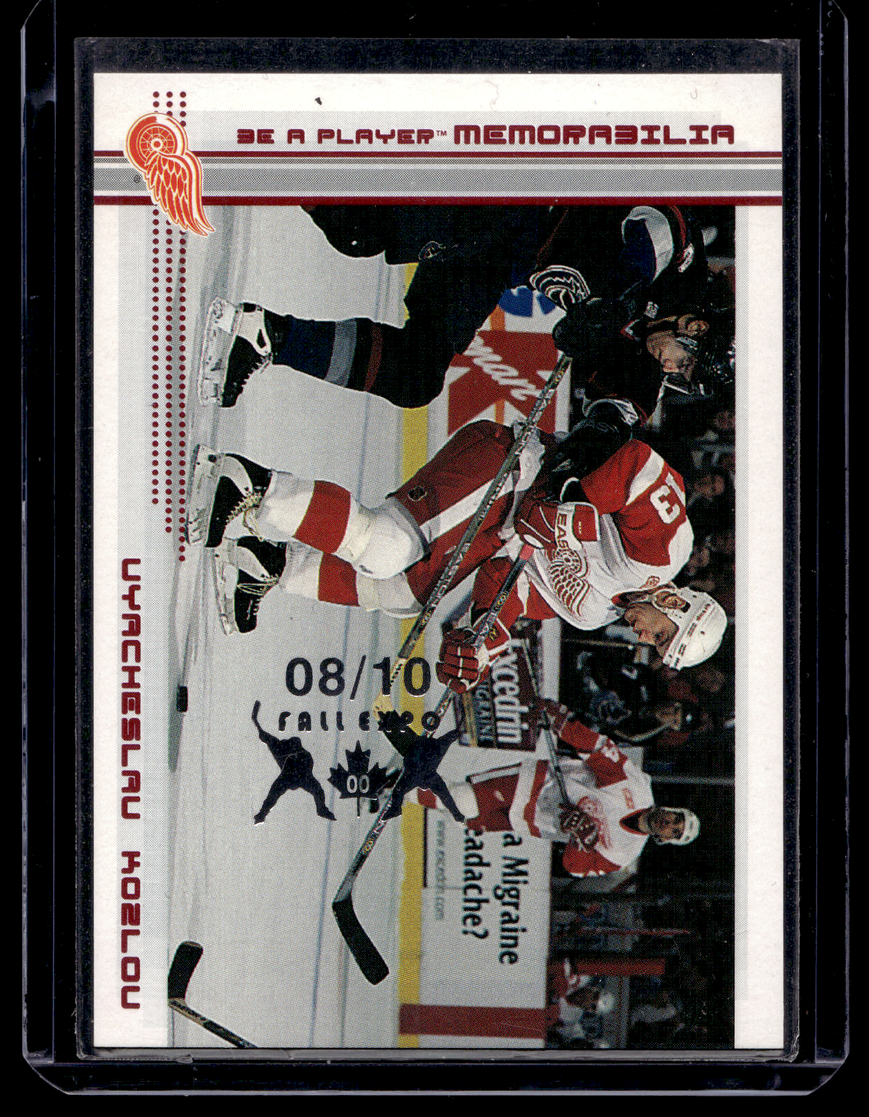 2000-01 In the Game Be A Player Memorabilia - Ruby Toronto Fall Expo - Vyacheslav Kozlov #4 /10