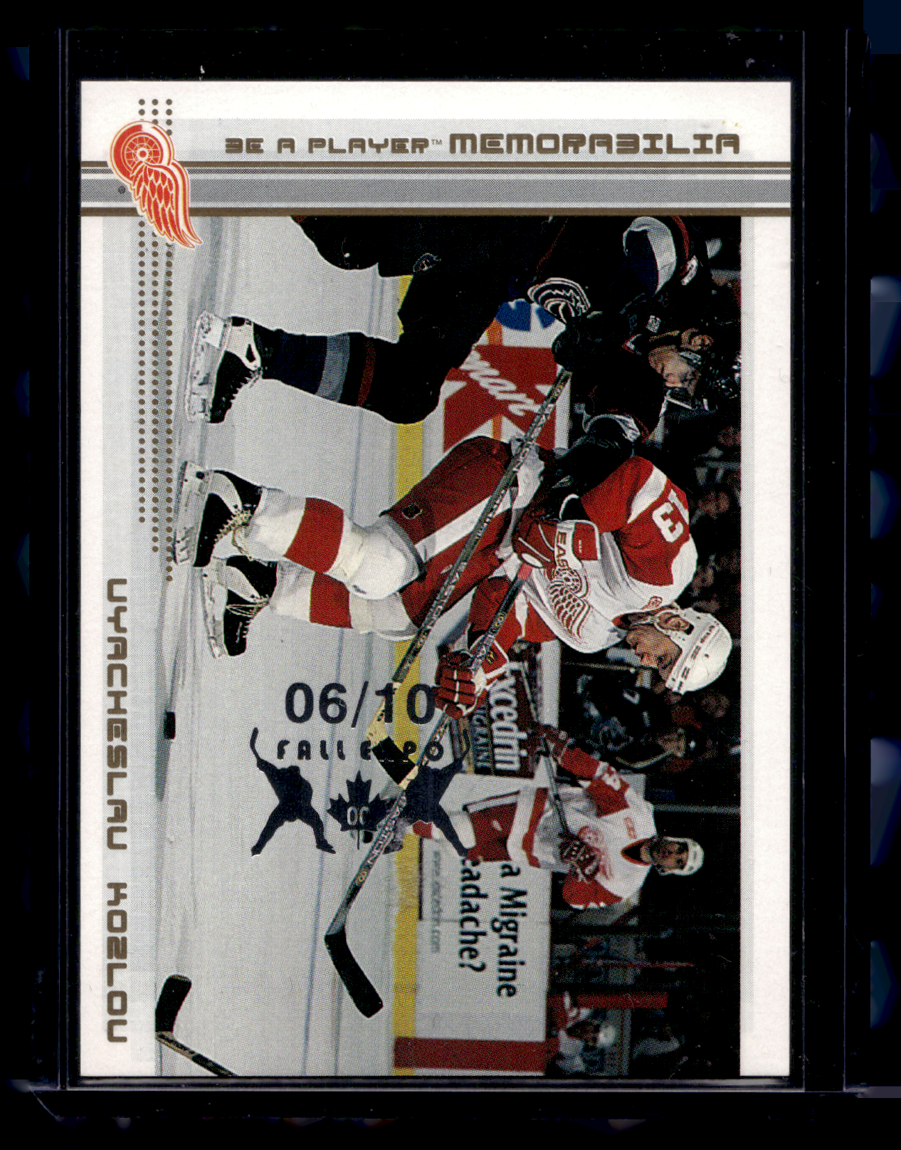 2000-01 In the Game Be A Player Memorabilia - Gold Toronto Fall Expo - Vyacheslav Kozlov #4 /10