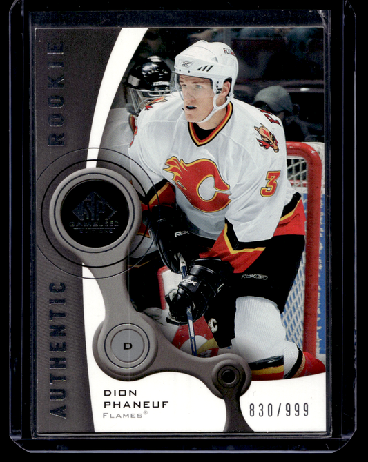 2005-06 Upper Deck SP Game Used Edition - Authentic Rookies - Dion Phaneuf #130 /999 RC
