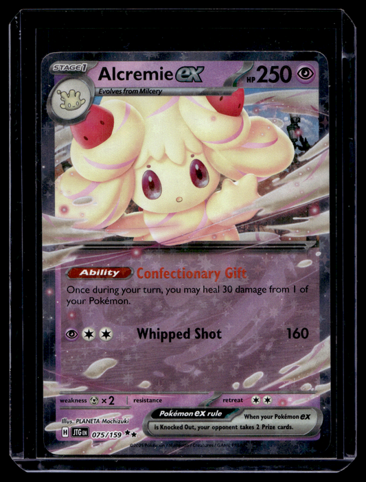 2025 Pokemon - Scarlet & Violet - Journey Together - Alcremie ex #075