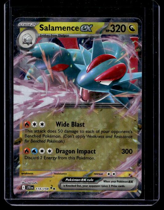 2025 Pokemon - Scarlet & Violet - Journey Together - Salamence ex #114