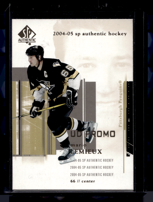 2004-05 Upper Deck SP Authentic - UD Promo - Mario Lemieux #72