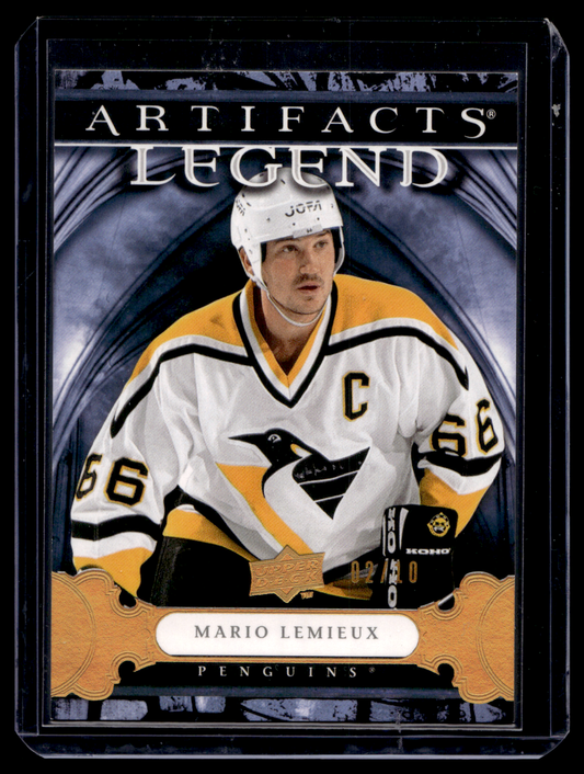 2009-10 Upper Deck Artifacts - Gold Spectrum - Legend - Mario Lemieux #109 /10