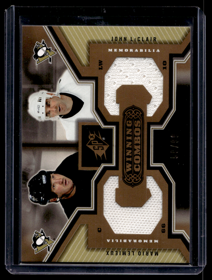 2005-06 Upper Deck SPx - Winning Combos - Gold - Mario Lemieux / John LeClair #WC-LF /99