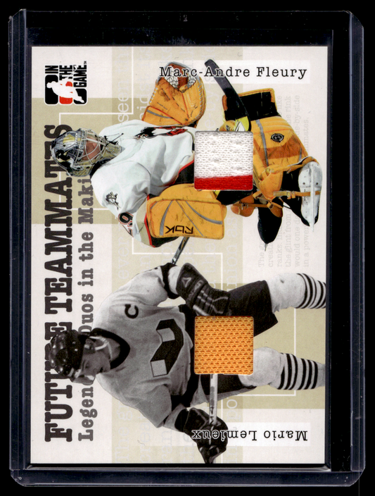 2005-06 In the Game Heroes and Prospects - Future Teammates - Mario Lemieux / Marc-Andre Fleury #FT-04