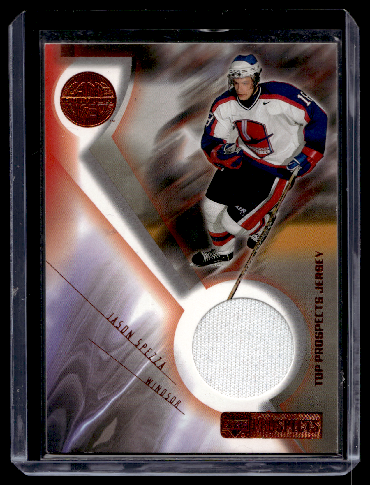 2001-02 Upper Deck CHL Prospects Game Used Edition - Top Prospects Jerseys - Jason Spezza #J-WA PRC