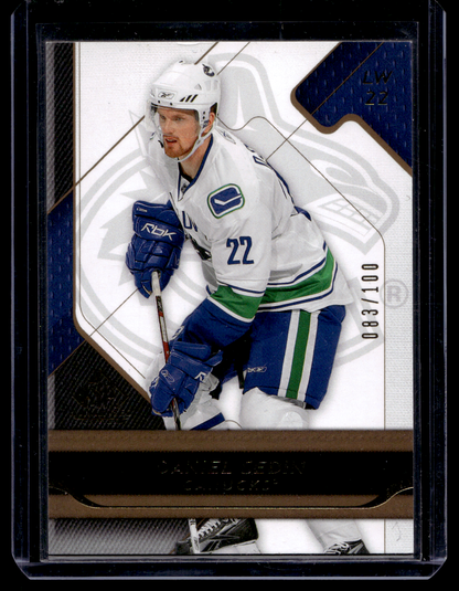 2008-09 Upper Deck SP Game Used Edition - Gold - Daniel Sedin #98 /100